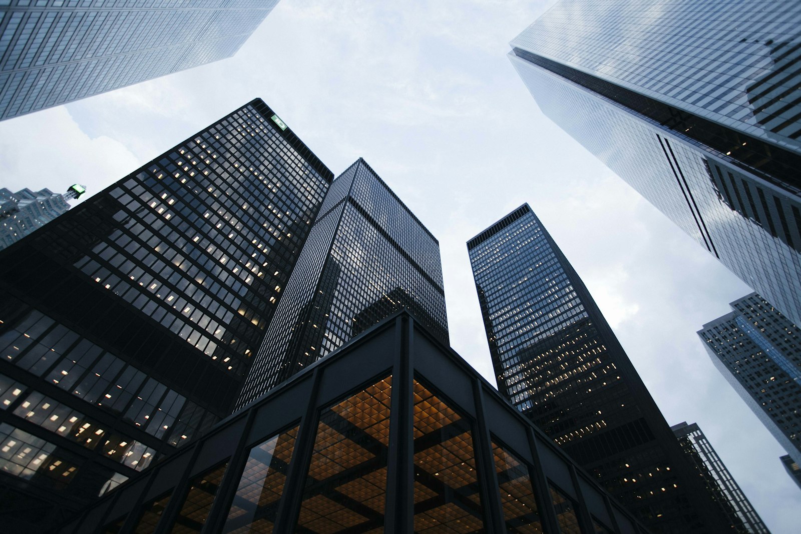Modern commercial building requiring compliance services